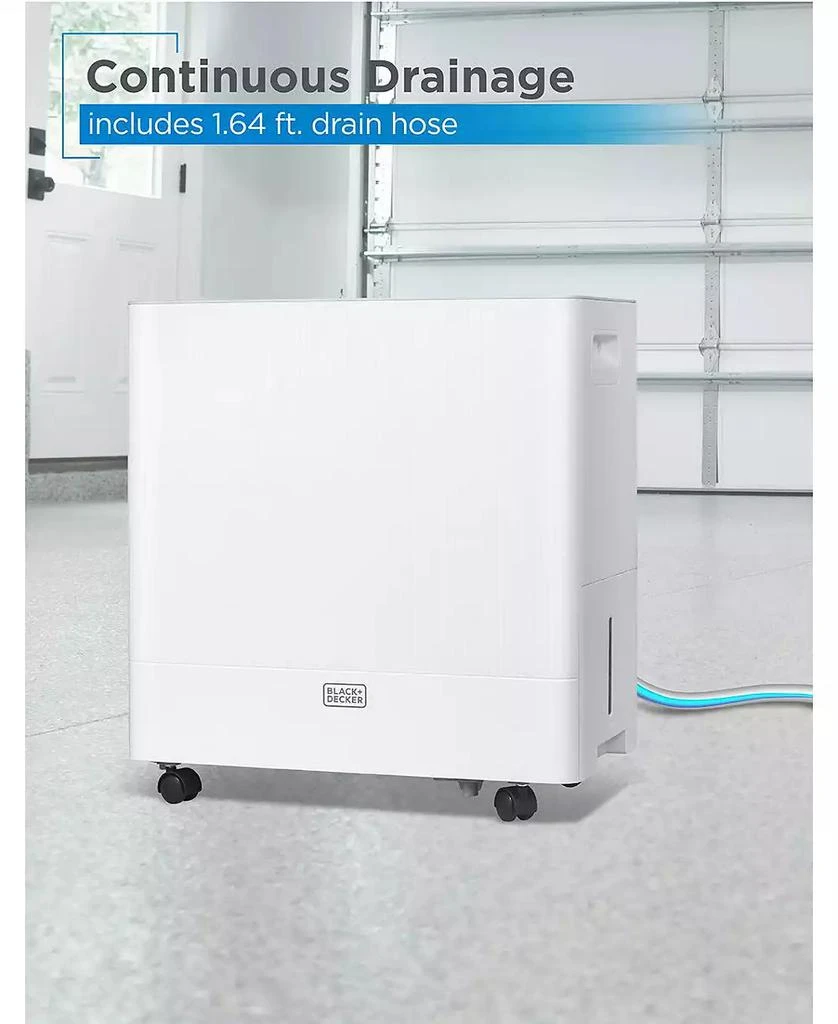 商品Black & Decker|4500 Sq. Ft. Dehumidifier for Large Spaces and Basements, Energy Star Certified,价格¥1696,第5张图片详细描述