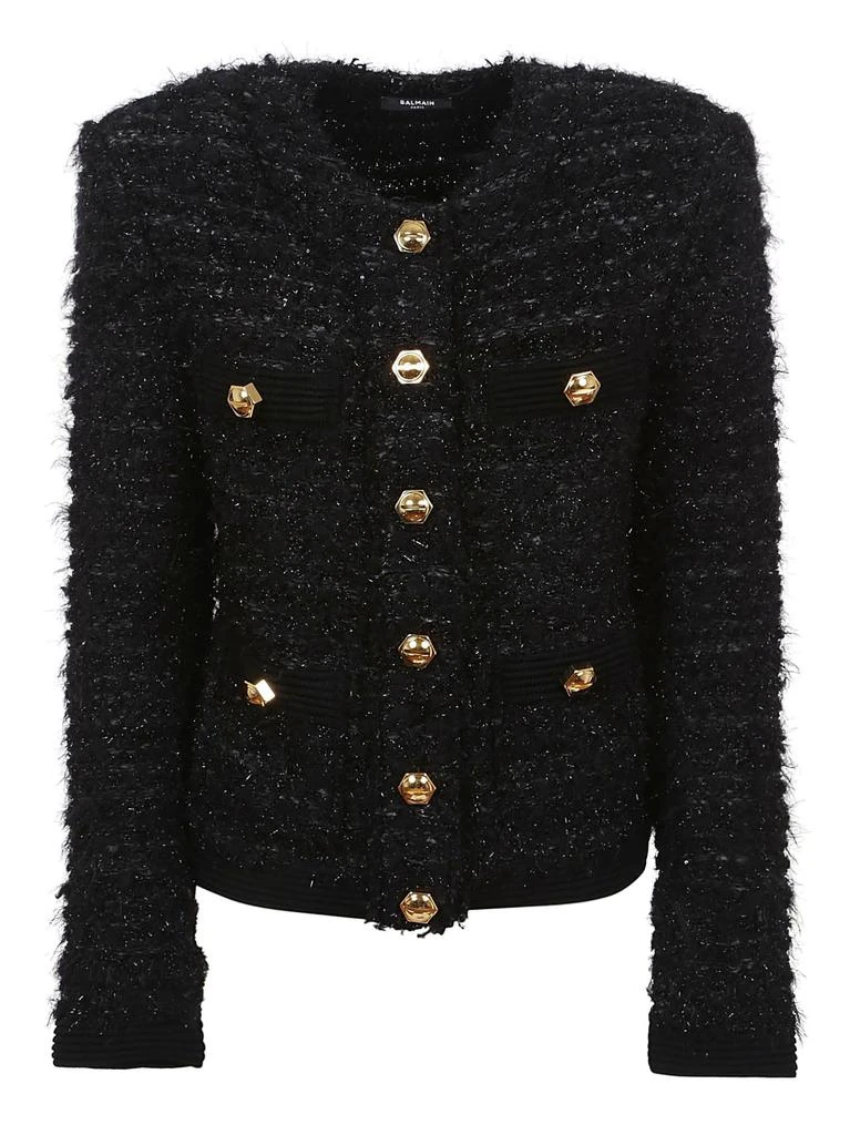 商品Balmain|Balmain women's black other materials cardigan,价格¥18537,第1张图片