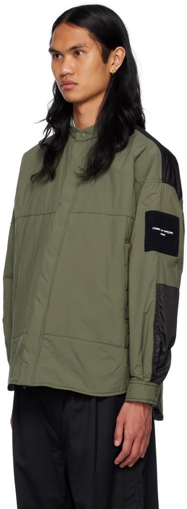 绿色 & 黑色 Velcro Patch 夹克商品第4张图片规格展示