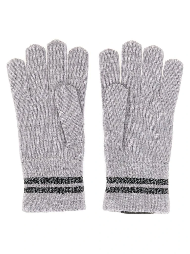 商品Canada Goose|Canada Goose Stripe-Detailed Knitted Gloves,价格¥1125,第1张图片