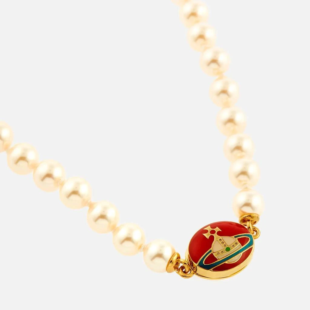 商品Vivienne Westwood|Vivienne Westwood Loelia Gold-Tone Swarovski Pearl Neckalce,价格¥1561,第3张图片详细描述