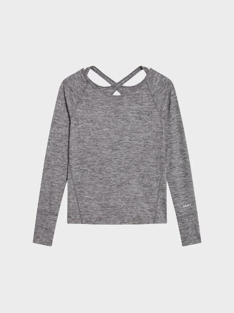 商品DKNY|Long Sleeve Top With Criss-Cross Keyhole Back,价格¥594,第1张图片