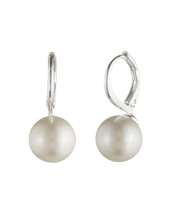 商品Ralph Lauren|Simulated Pearl Drop Earrings,价格¥206,第3张图片详细描述
