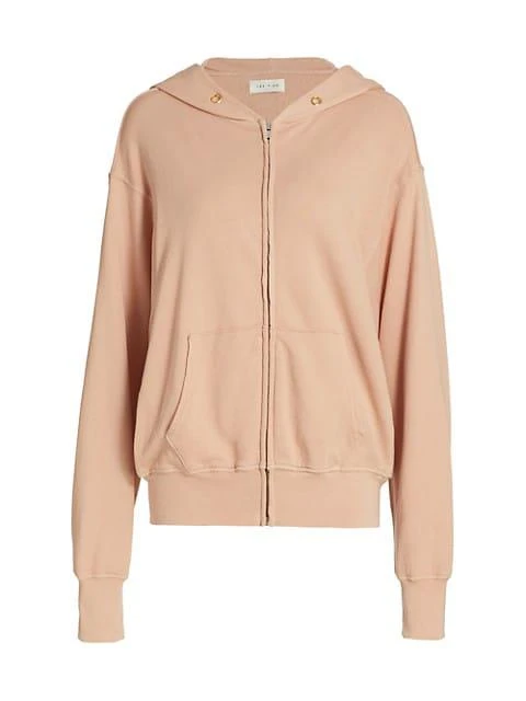 商品Les Tien|Zip-Up Cropped Terry Cotton Hoodie,价格¥572,第1张图片