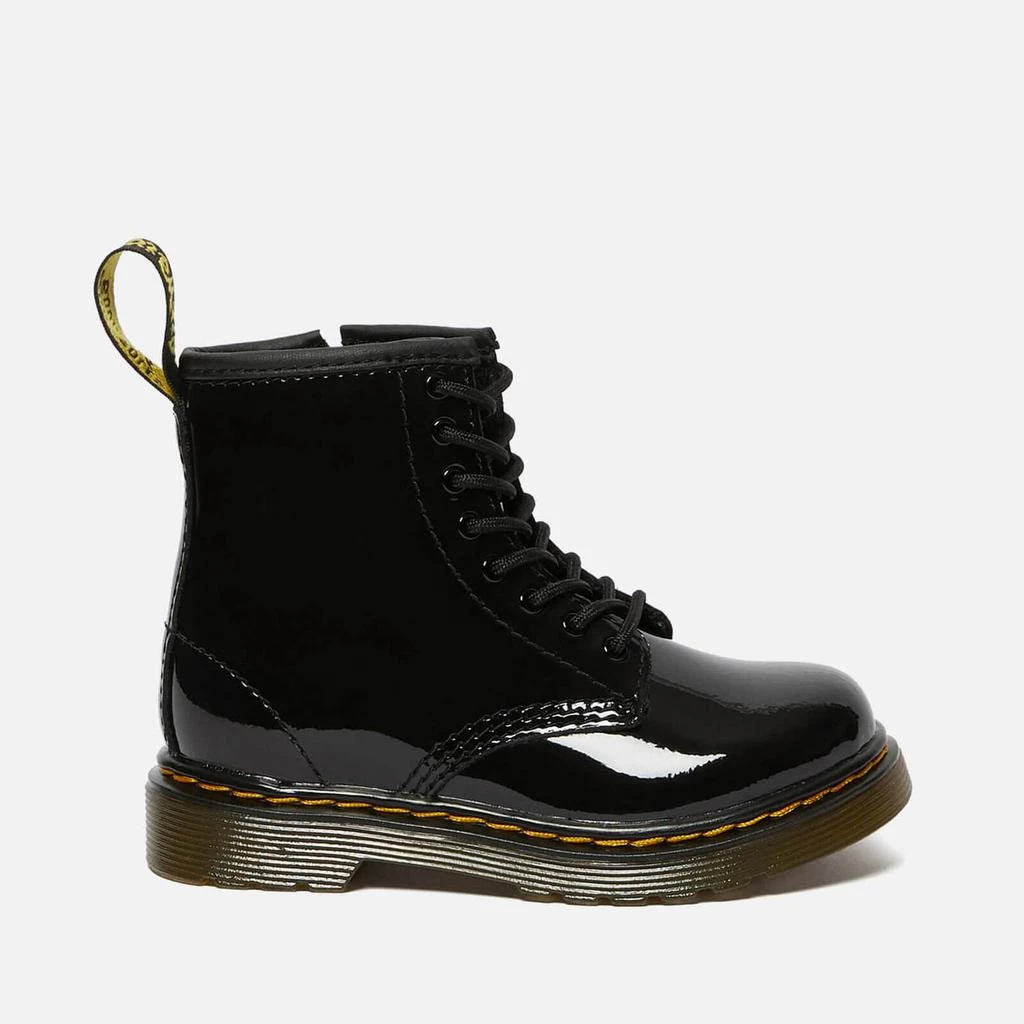 商品Dr. Martens|Dr. Martens Toddlers' 1460 T Patent Lamper Lace Up Boots - Black,价格¥345,第1张图片