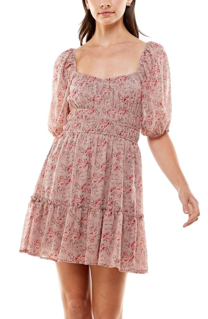 商品ROW A|Back Cutout Smocked Mini Dress,价格¥246,第3张图片详细描述