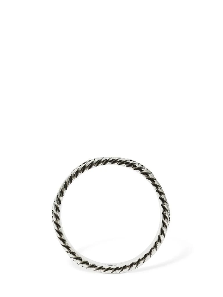 商品Gucci|9mm Gg Braided Marmont Thick Ring,价格¥3403,第2张图片详细描述