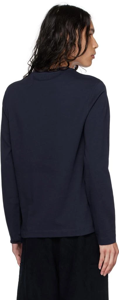 商品AMI|Navy Ami De Cœur Long Sleeve T-Shirt,价格�¥943,第3张图片详细描述