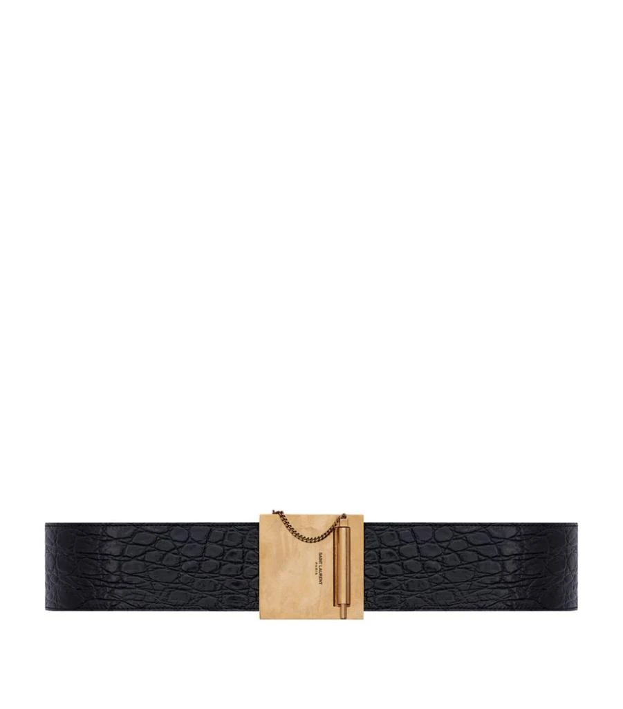 商品Yves Saint Laurent|Leather Belt,价格¥7532,第1张图片
