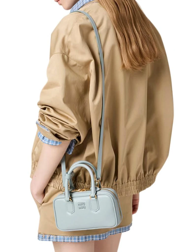 商品Miu Miu|MINI ARCADIE LEATHER BAG,价格¥19479,第2张图片详细描述