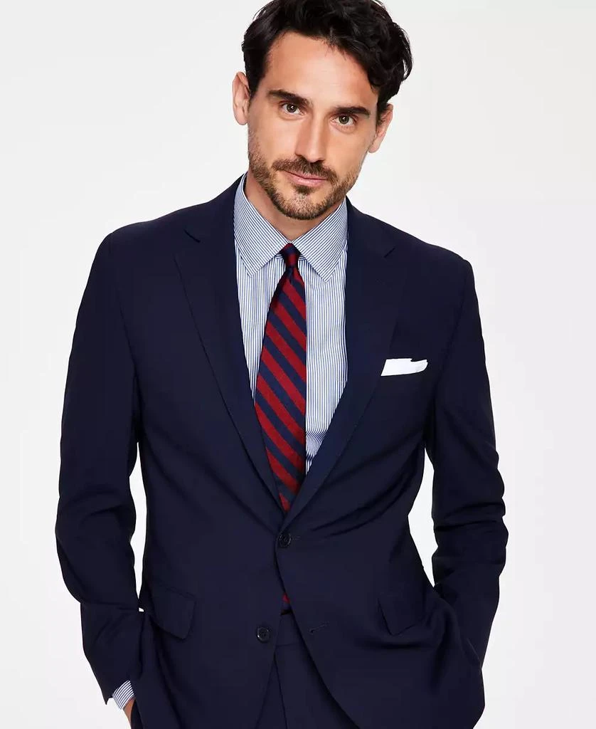 商品Brooks Brothers|Men's Classic-Fit Stretch Wool Blend Suit Jacket,价格¥2042,第3张图片详细描述