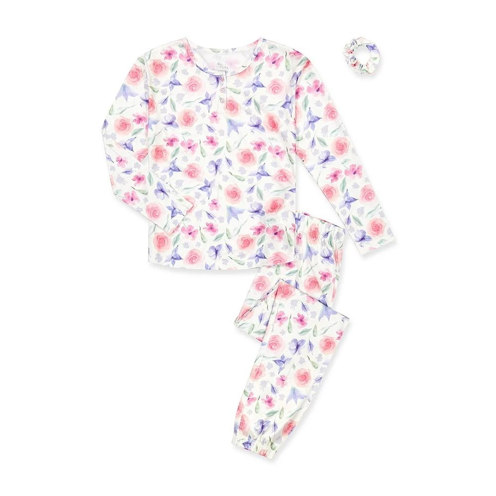 商品Max & Olivia|Girls Pajama Set with Scrunchie, 2 Pc.,价格¥69,第1张图片