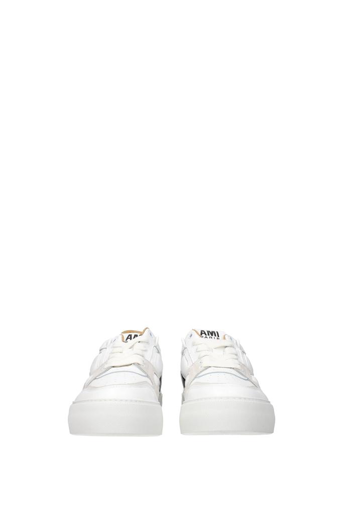 Sneakers Leather White Grey商品第3张图片规格展示