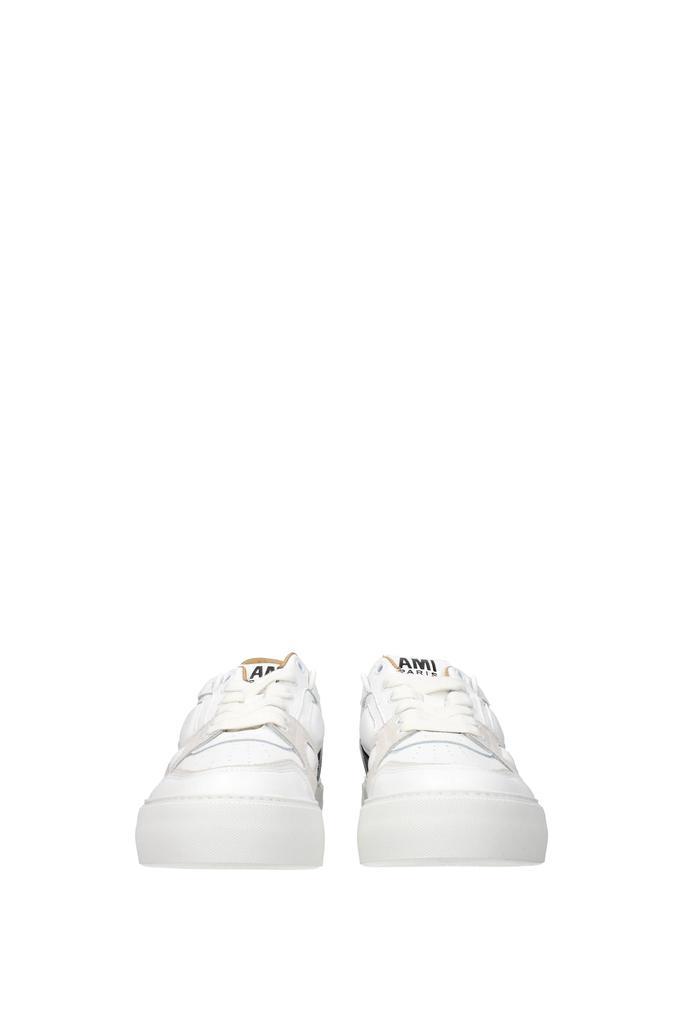 商品AMI|Sneakers Leather White Grey,价格¥1024,第5张图片详细描述