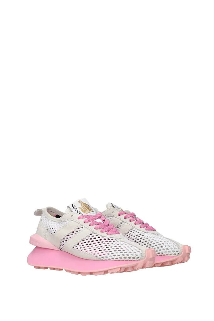 商品Lanvin|女式 Fabric系列 休闲运动鞋 白粉色,价格¥2062,第2张图片详细描述