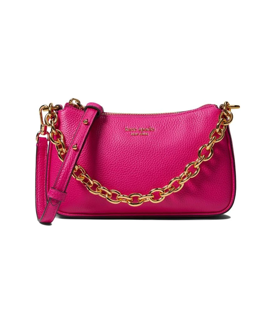 商品Kate Spade|Jolie Pebbled Leather Small Convertible Crossbody,价格¥1904,第1张图片