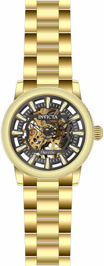 Invicta Objet D Art Automatic Black Dial Mens Watch 27587商品第2张图片规格展示