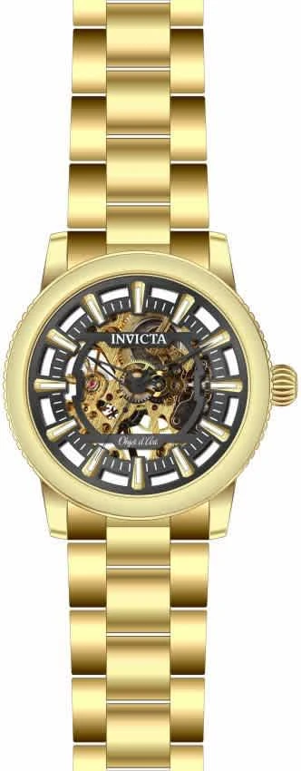 商品Invicta|Invicta Objet D Art Automatic Black Dial Mens Watch 27587,价格¥558,第2张图片详细描述