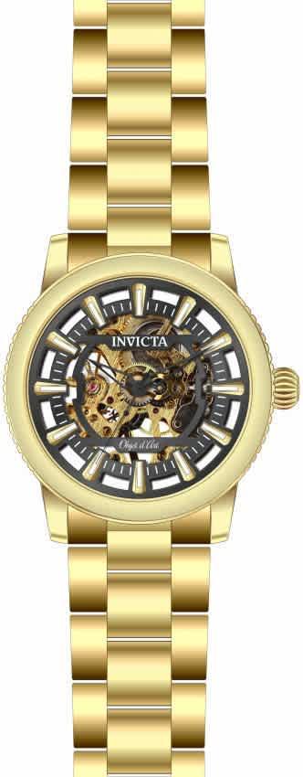 商品Invicta|Invicta Objet D Art Automatic Black Dial Mens Watch 27587,价格¥624,第4张图片详细描述