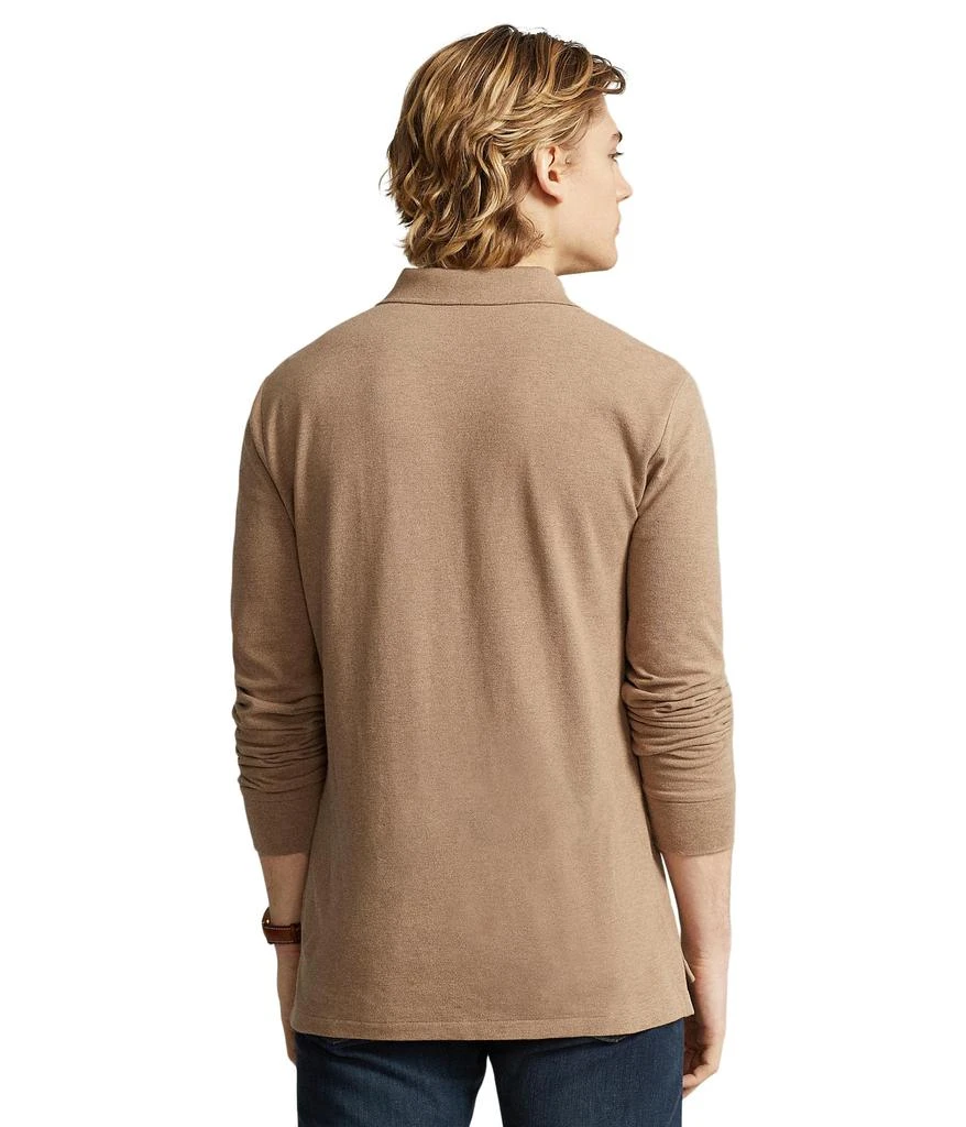 商品Ralph Lauren|Classic Fit Mesh Long-Sleeve Polo Shirt,价格¥888,第2张图片详细描述