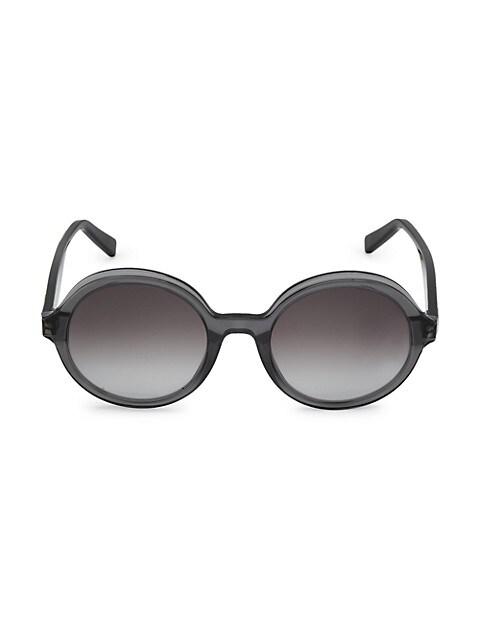 Gancini Round Gradient Sunglasses商品第2张图片规格展示