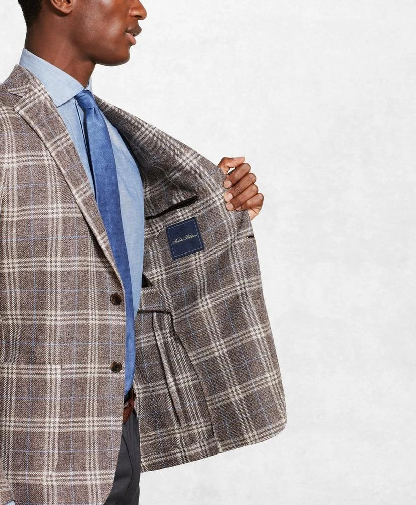 商品Brooks Brothers|Golden Fleece® Checked Twill Sport Coat,价格¥4158,第4张图片详细描述