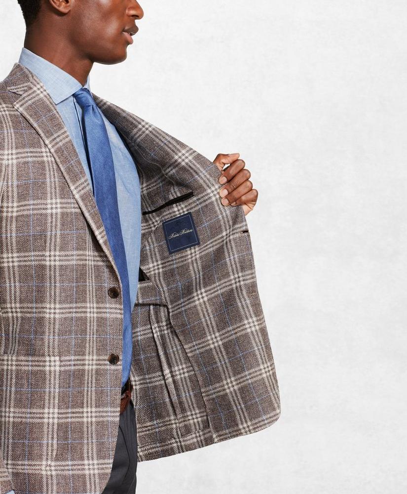 商品Brooks Brothers|Golden Fleece® Checked Twill Sport Coat,价格¥3727,第6张图片详细描述