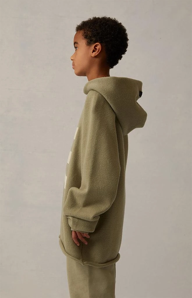 商品Essentials|Sea Foam Big E Knit Hoodie,价格¥241,第3张图片详细描述