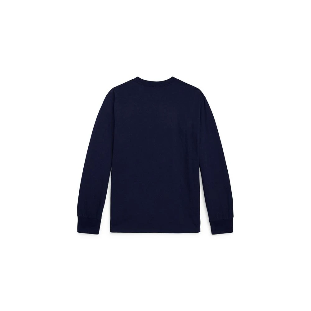 商品Ralph Lauren|Big Boys Polo Ski Cotton Long Sleeves T- shirt,价格¥244,第3张图片详细描述