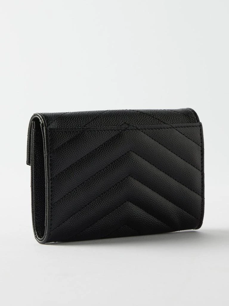 商品Yves Saint Laurent|YSL-plaque quilted-leather coin purse,价格¥3776,第2张图片详细描述