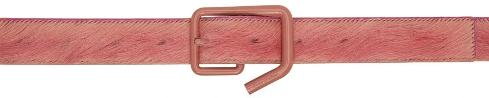 商品Acne Studios|Pink Calf-Hair Belt,价格¥2190,第1张图片