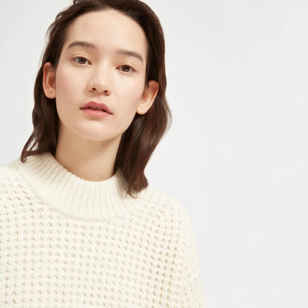 商品Everlane|华夫格纹圆领羊毛衫,价格¥383,第2张图片详细描述