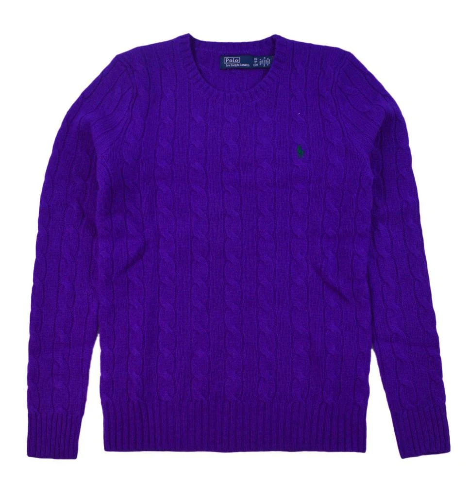 商品Ralph Lauren|Polo Ralph Lauren Pony Embroidered Cable-Knit Jumper,价格¥1239,第1张图片