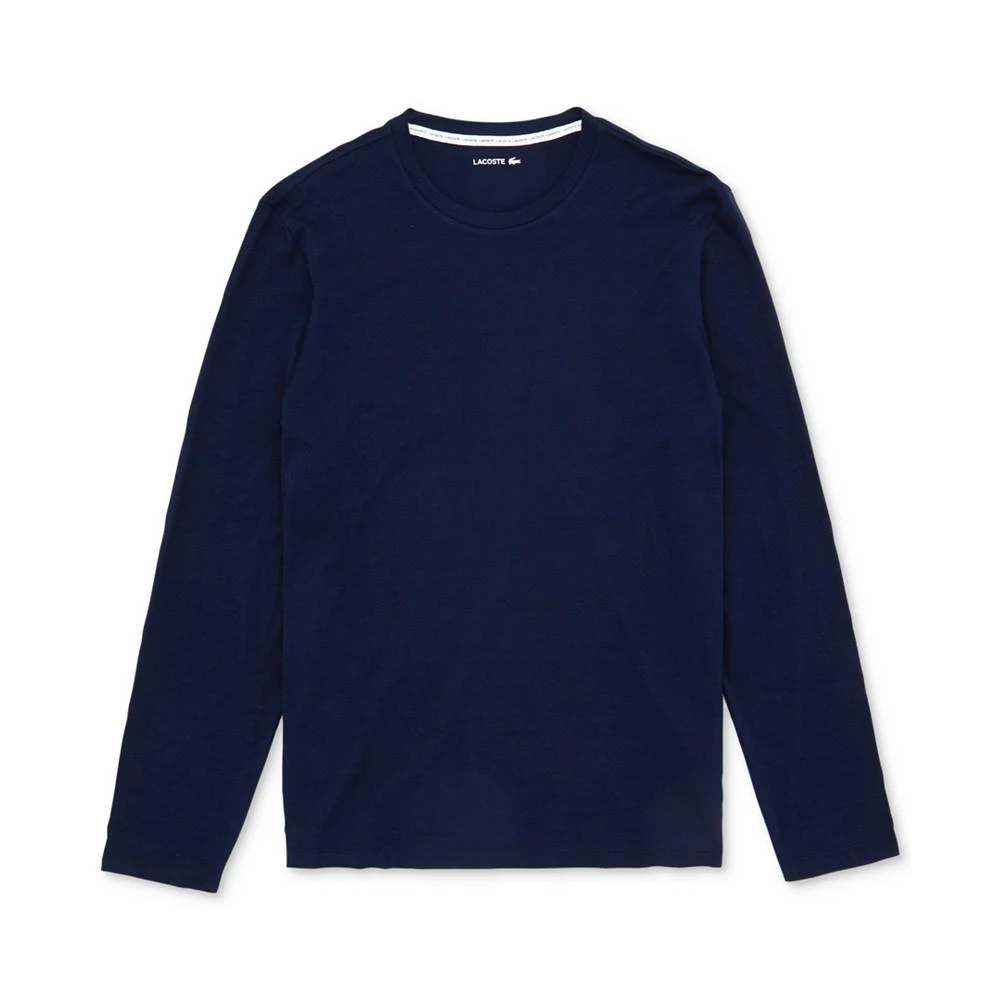 商品Lacoste|Men's Solid Long-Sleeve Pajama T-Shirt,价格¥158,第1张图片