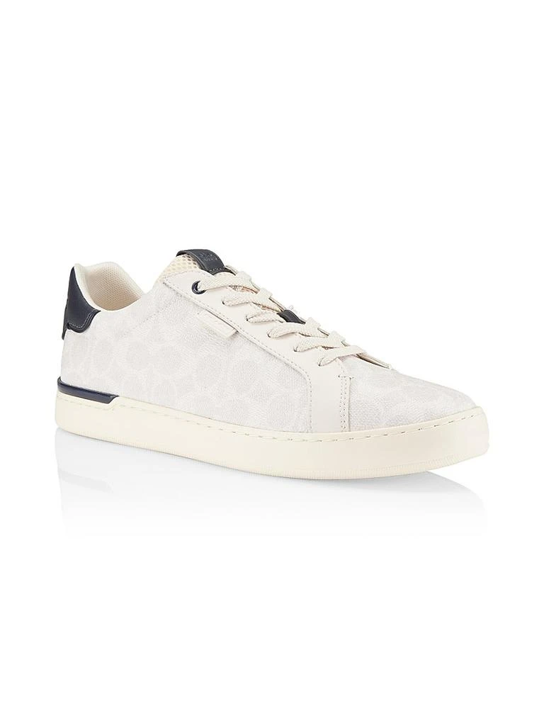 商品Coach|Low-Top Monogram Logo Sneakers,价格¥945,第2张图片详细描述