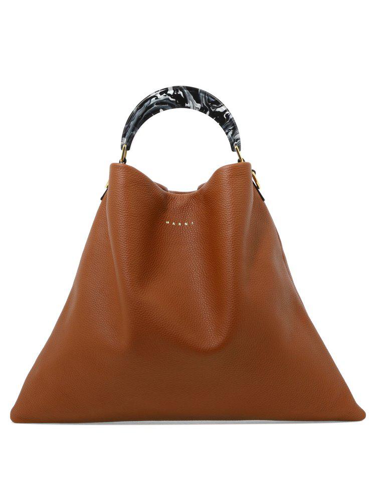 Marni Logo Debossed Top-Handle Tote Bag商品第1张图片规格展示