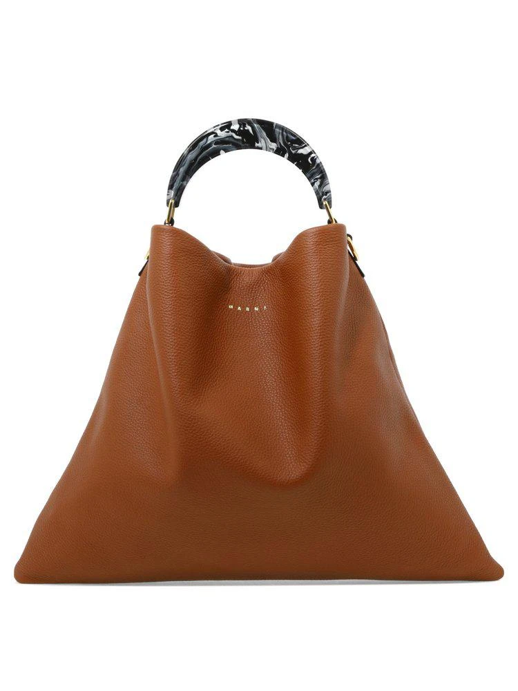 商品Marni|Marni Logo Debossed Top-Handle Tote Bag,价格¥6937,第1张图片