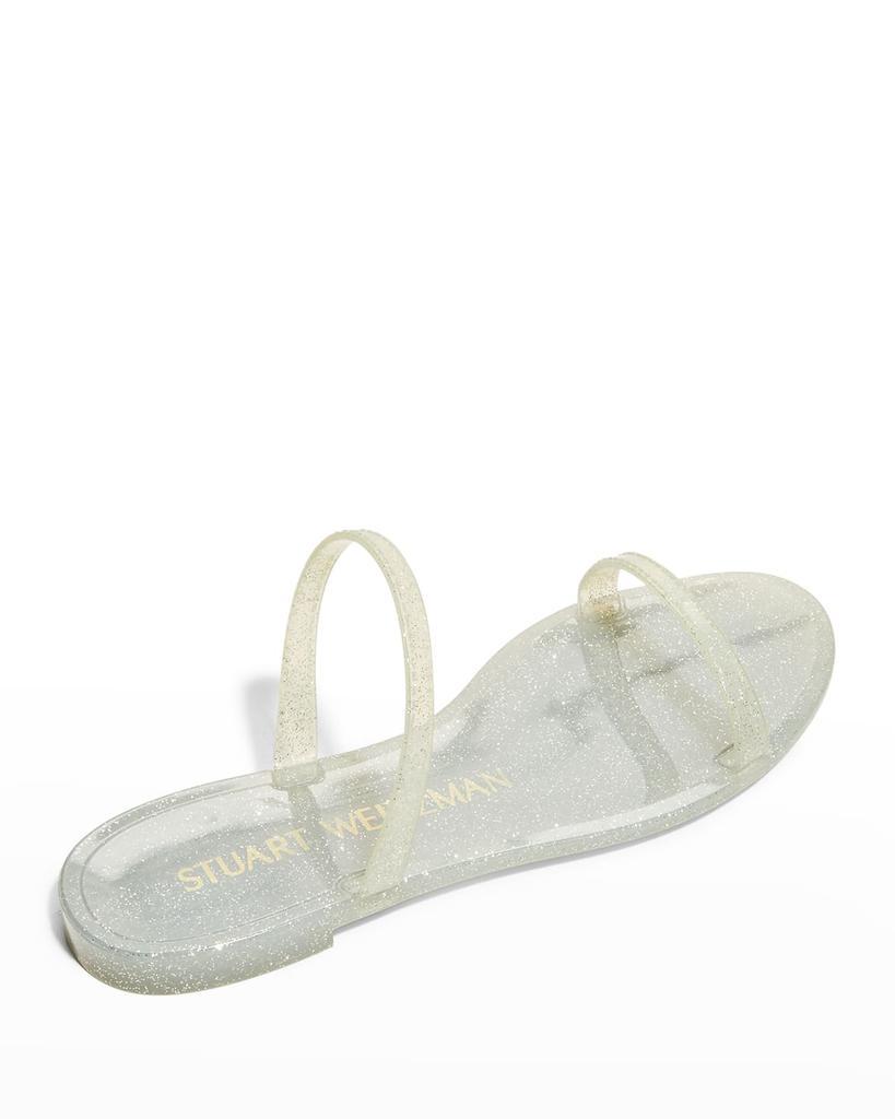 商品Stuart Weitzman|Sawyer Dual-Band Flat Sandals,价格¥704,第5张图片详细描述