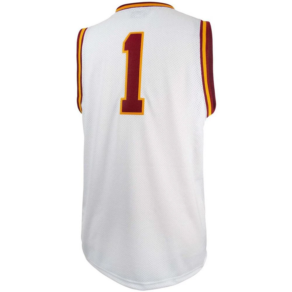 商品The Original Retro Brand|Men's #1 White Florida State Seminoles Commemorative Basketball Jersey,价格¥923,第2张图片详细描述