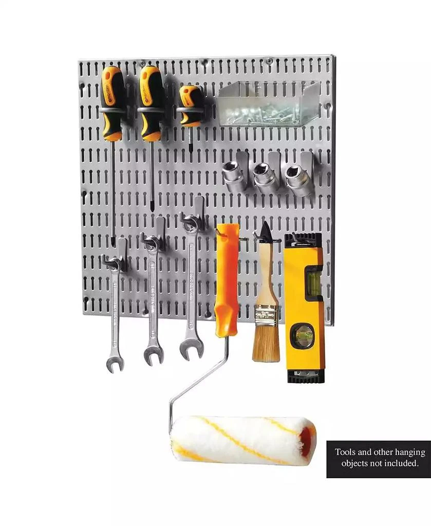 商品Allspace|14 Piece Garage Organizer Wall Storage System with Pegboard, Hooks and Hangers,价格¥409,第2张图片详细描述