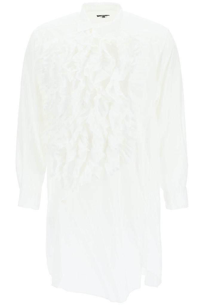 商品Comme des Garcons|Comme Des Garcons Homme Plus Ruffled Long Asymmetric Shirt,价格¥3245,第1张图片
