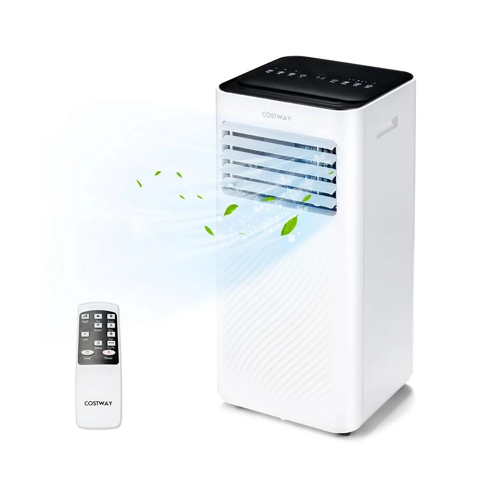 商品Costway|10000 BTU Portable Air Conditioner 4-in-1 AC with Cool Fan Humidifier Sleep Mode,价格¥2329,第1张图片