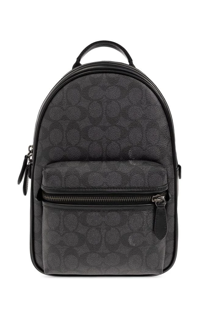 商品Coach|Coach Charter Logo Monogram Backpack,价格¥2233,第1张图片