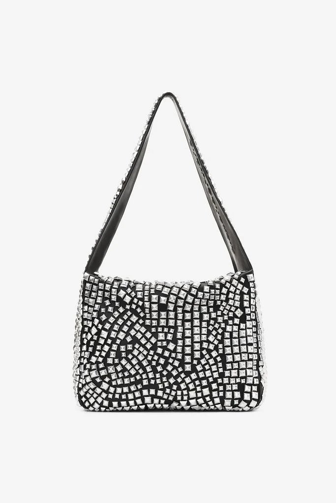 Spike Medium Hobo Bag In Studded Leather 商品