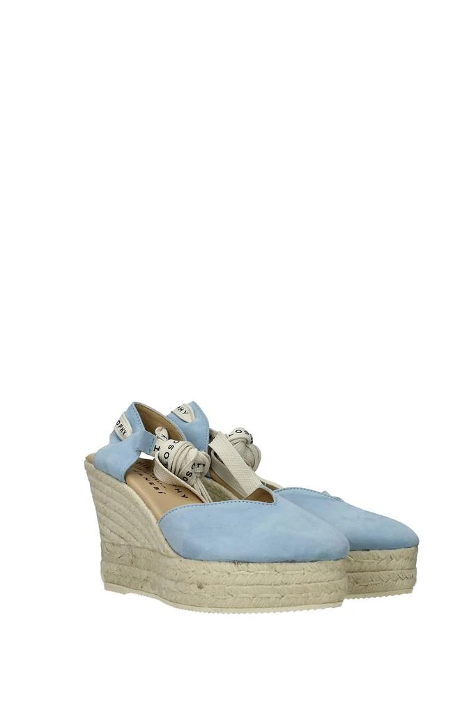 商品MANEBÍ|Wedges philosophy Suede Heavenly Sky,价格¥1067,第2张图片详细描述