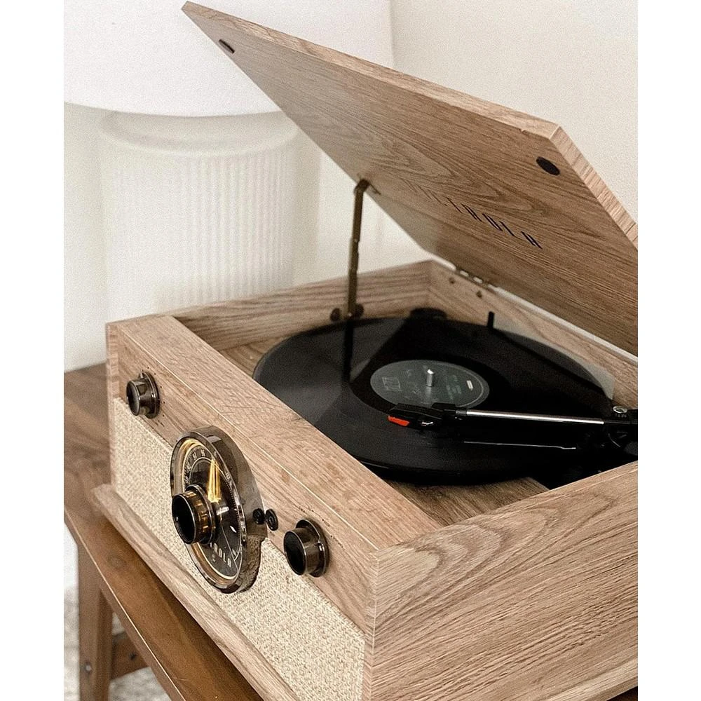 商品Victrola|4-in-1 Cambridge Farmhouse Modern Bluetooth Turntable with FM Radio,价格¥745,第5张图片详细描述