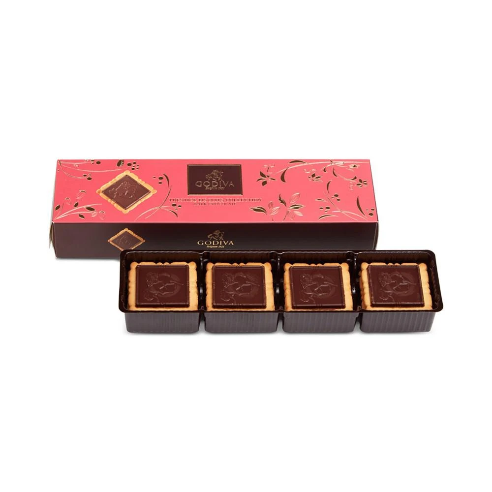 商品Godiva|黑巧克力饼干12只 礼盒装,价格¥97,第4张图片详细描述