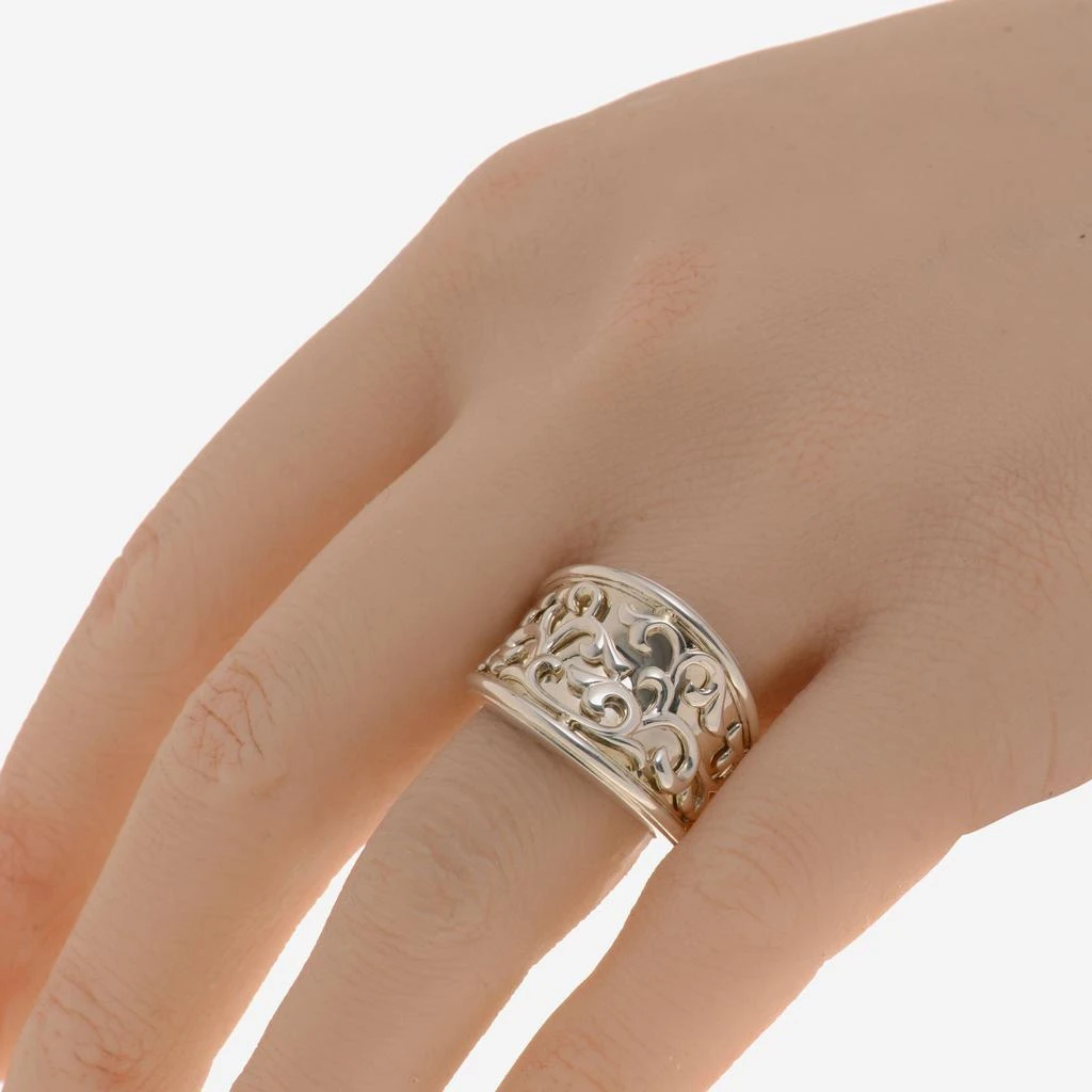商品Charles Krypell|Charles Krypell Sterling Silver Arabasque Band Ring,价格¥705,第2张图片详细描述