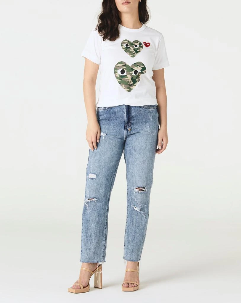 商品Comme des Garcons|Women's Double Camo Heart T-Shirt,价格¥922,第2张图片详细描述