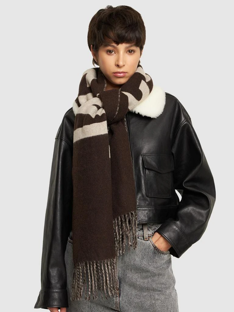 商品Jacquemus|L'echarpe Logo Wool Scarf,价格¥1278,第1张图片